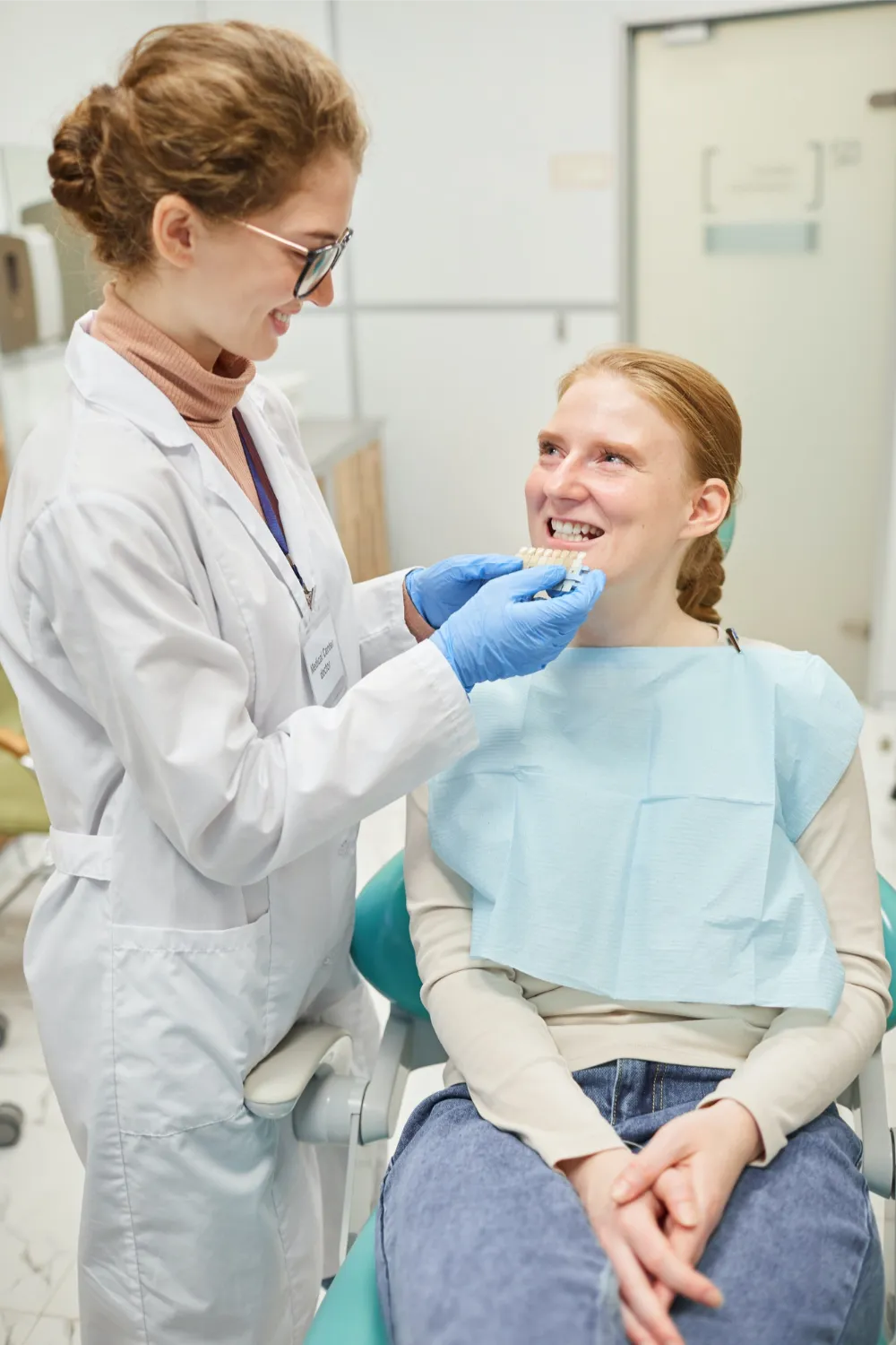 New teeth for patient